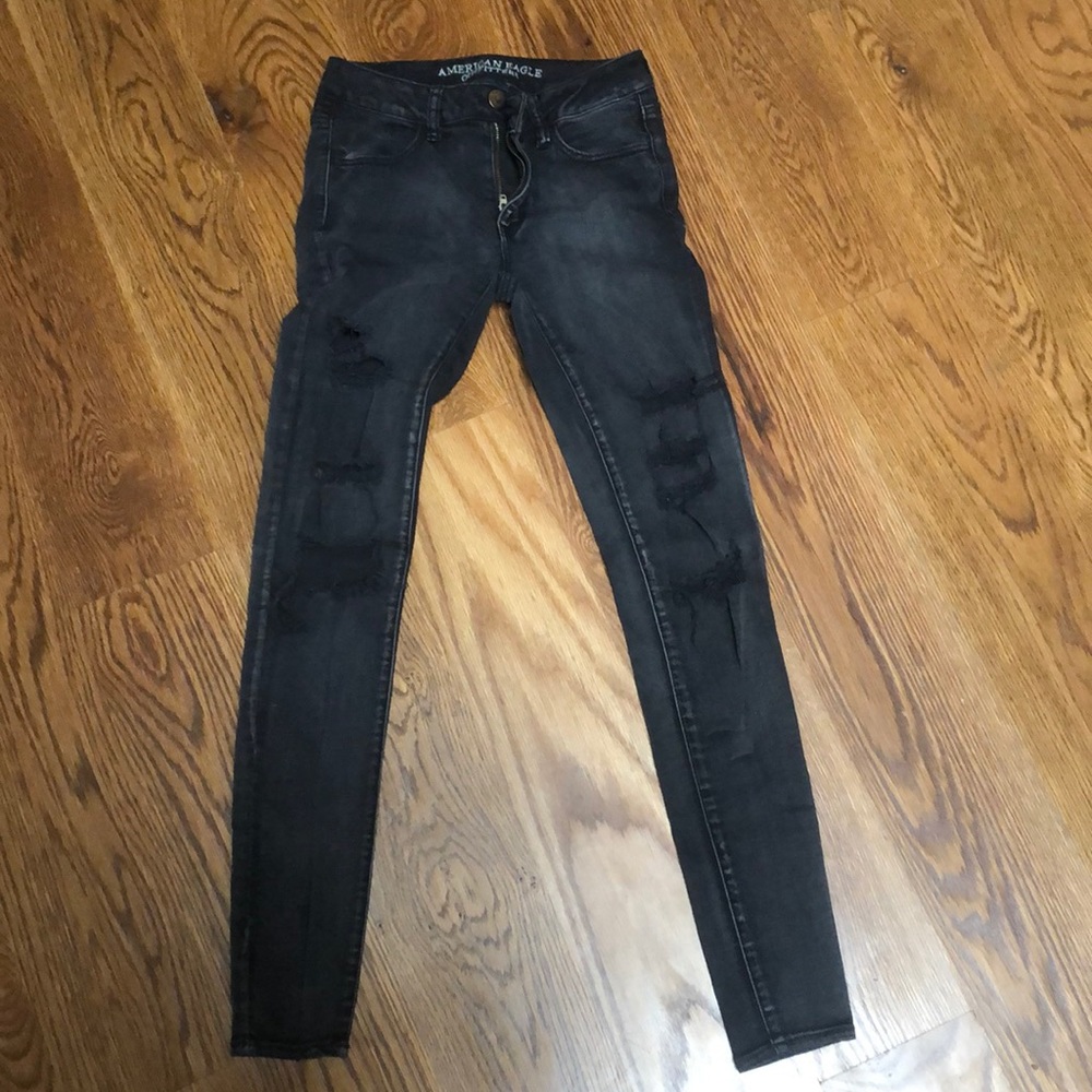 Black Ripped Skinny Jeans